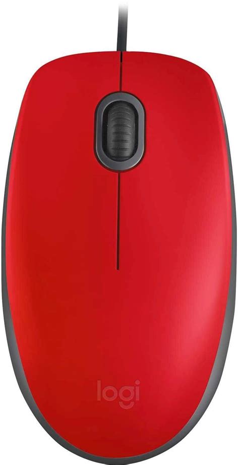 Купить Мышь Logitech M110 Silent Red/Black (910-005489) - цена: 1073 ...
