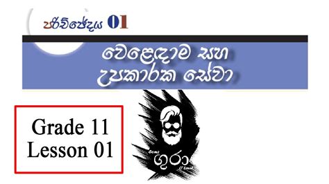 O Level Commerce Grade 11 Lesson 1 Part 01 වෙළඳාම හා උපකාරක සේවා Youtube