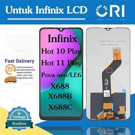 Jual Lcd Touchscreen Infinix Hot Play Lcd Hot Play X X B X C Complete Fullset
