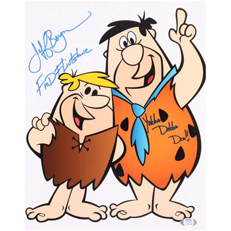 Jeff Bergman Signed "The Flintstones" 11x14 Photo Inscribed "Fred ...