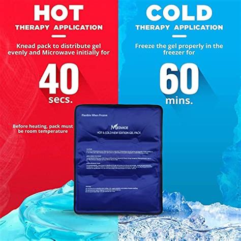 Medvice Ice Pack For Injuries Reusable For Hip Shoulder Knee Back Hot Cold Compress For