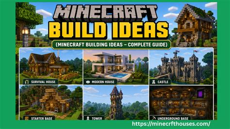 minecraft build ideas minecraft building ideas complete guide