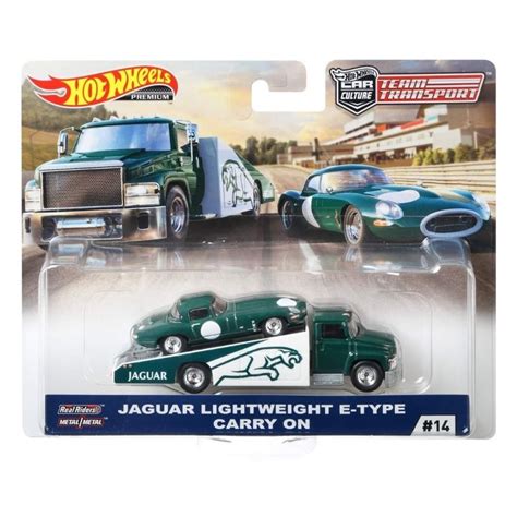 J M 車坊現貨 Hot Wheels 風火輪 Jaguar E Type 運輸車 蝦皮購物