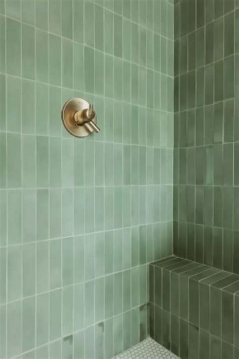 Sage Green Bathroom Tile Green Tile Bathroom Green Shower Tile Tile