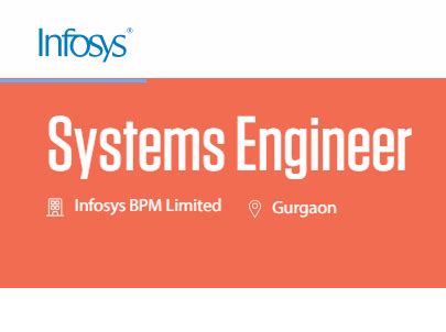 Infosys BPM Limited 2021 2020 Passout Batch Hiring For Systems Engineer