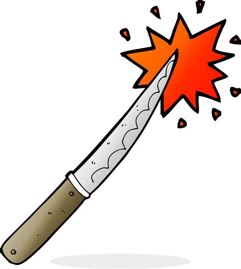 Cartoon Knife Drawing 46697159 Png