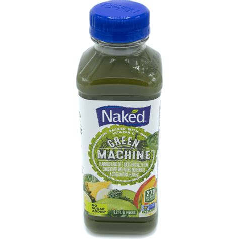 Naked Green Machine Boosted Smoothie Fl Oz Infused Water Juice Ingles Markets