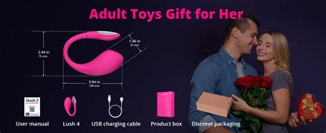 LOVENSE Lush 4 Remote Control G Spot Egg Vibrator With Vibrant LED Light Tail Couples Sex Toys