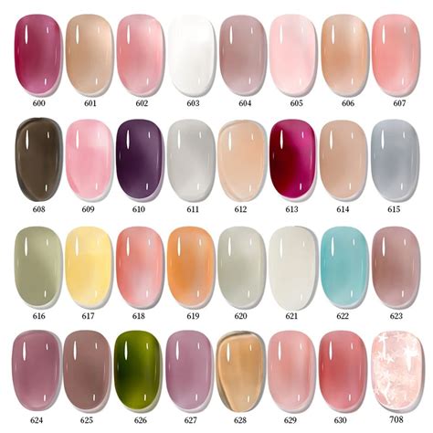 MAYCHAO Jelly Gel Nail Polish 5ML Transparent Nude Gel Polish Sheer Pink Color Soak Off LED
