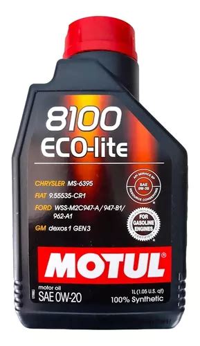 Aceite Sint Tico Motul Sae W Eco Lite Botella L