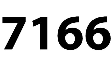 Zahl 7166