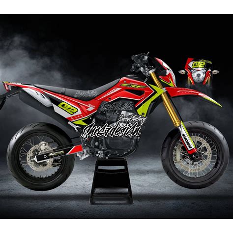Jual Decal Crf Merah Decal Crf 150 L Decal Crf Decal Crf 150 Decal
