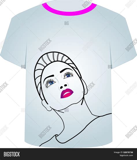 T Shirt Template- Vector & Photo (Free Trial) | Bigstock