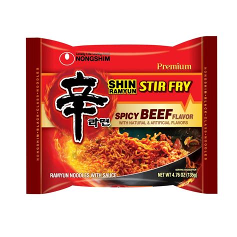 Nongshim - Spicy Beef Stir Fry Ramen | Otaku Takeout