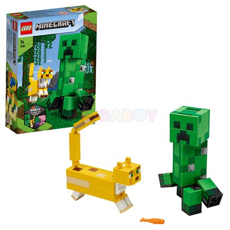 Купить LEGO Minecraft 21156 - Большие фигурки: Крипер и Оцелот