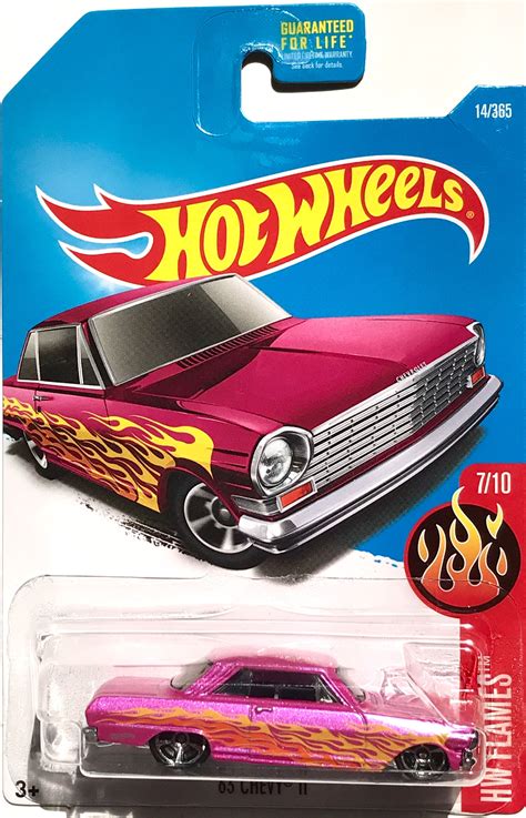 Hot Wheels 2017 Flames 1963 Chevy II Hot Wheels Hot Wheels Cars Hot Weels