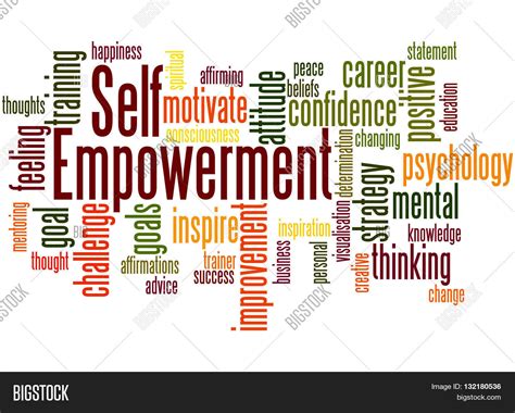 Self Empowerment Word Image And Photo Free Trial Bigstock