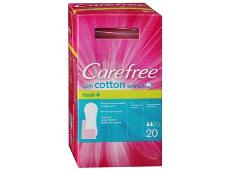 Кэфри салфетки ежедневные прокладки арома with cotton fresh extract N20 ...