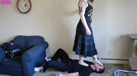 Tsm Amber Tramples And Jumps On Me And Busts My Balls Foot Fetish Foot Fetish Porn XHamster
