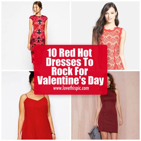 Red Hot Dresses To Rock For Valentine S Day