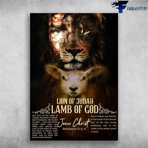 Lion Of Judah Lamb Of God The Lion Of The Tribe Of Judah Fridaystuff