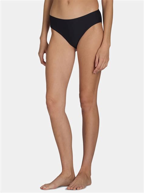 Time And Tru Women S Mid Rise Bikini Bottoms Sizes S X Cheeky Pull On Swimsuit Walmart