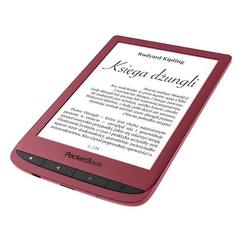 Czytnik ebooków PocketBook Touch Lux 5 (628) w kolorze bordowym ...