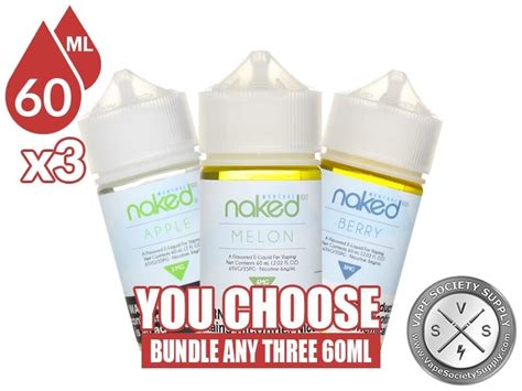 Naked 100 Menthol Ejuice E Liquids Vape Society Supply