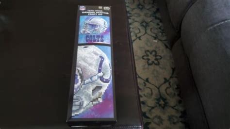 Nib Nfl Team Pride Diamond Painting Craft Kit Indianapolis Colts Ebay