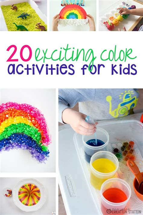 20 Color Activities For Kids Milestone Mom Llc