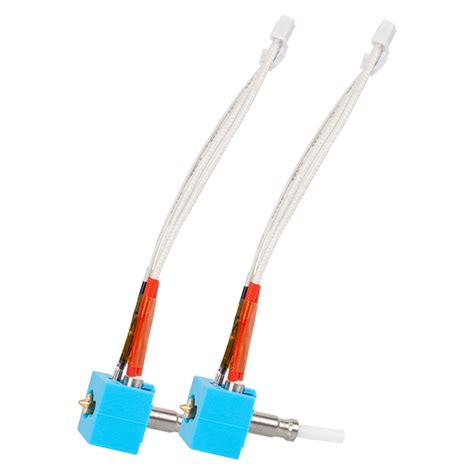 3D Printer Hot End 0 4mm Brass Extruder Nozzle 0 4mm Throat Tubing Heater Block Thermistor