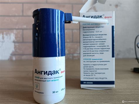 Спрей для горла Solopharm Ангидак форте - «Хорошее средство» | отзывы