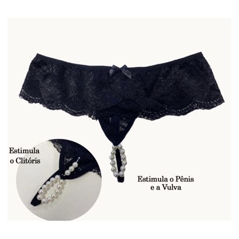 Calcinha Tailandesa Pérolas Galé Lingerie