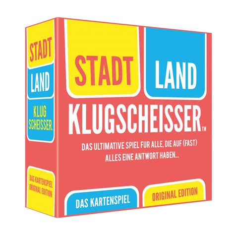 Stadt Land Klugscheisser Kartenspiel Spiel Kaufen Spielwaren Thalia