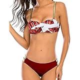 Umipubo Swimsuits For Women Push Up Padded Bikini Sets Low Waisted Swimwear Two Piece Bathing