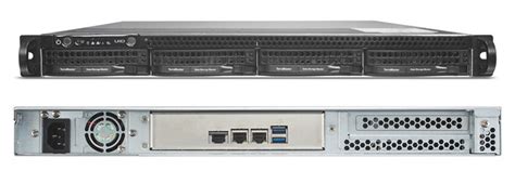 Сетевое хранилище TerraMaster U4-111 рассчитано на монтаж в стойку ...