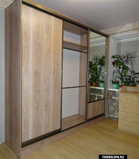 Шкаф-купе на 3 секции #46 » Мебель на заказ в СПб