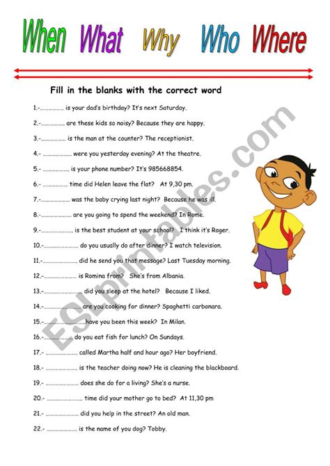 questions esl worksheet  mariaah