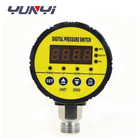 80mm Diameter Digital Pressure Gauge Intelligent Pressure Switch Controller