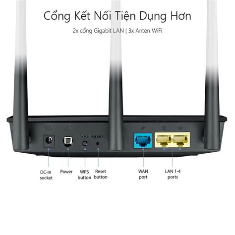 Router wifi ASUS RT-AC53 Wireless AC750 | HACOM