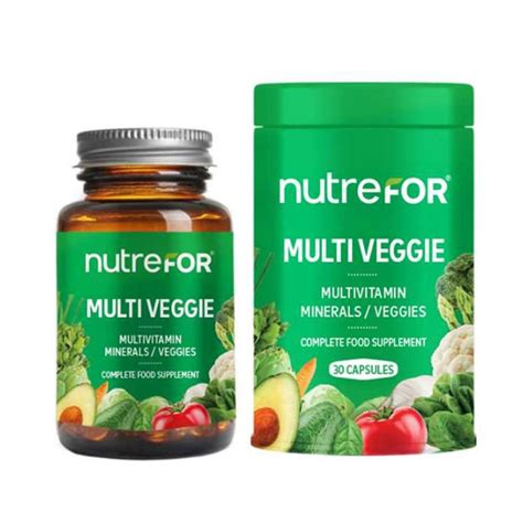 Nutrefor Multi Veggie Takviye Edici Gıda 30 Kapsül