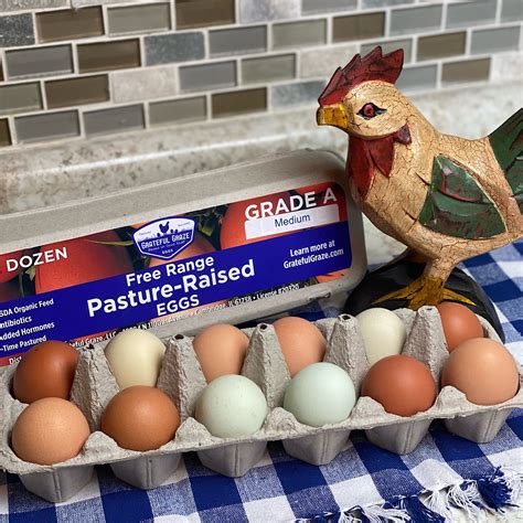1 Dozen Medium Grade A Eggs Grateful Graze