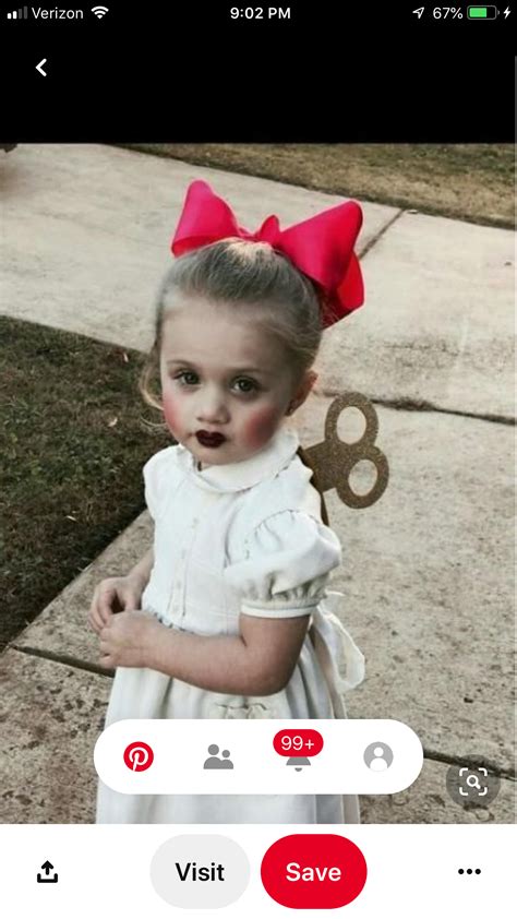 creepy wind up doll costume 2