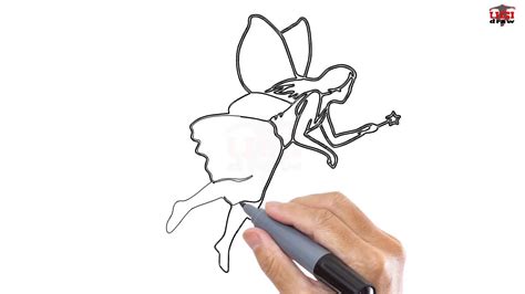 How To Draw A Fairy Easy Step By Step Drawing Tutorials Ucidraw Youtube