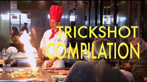 Teppanyaki Chef Tricks Compilation Youtube