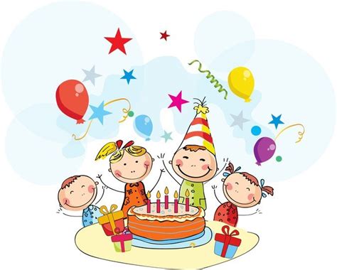 birthday cartoon  vector freeimages