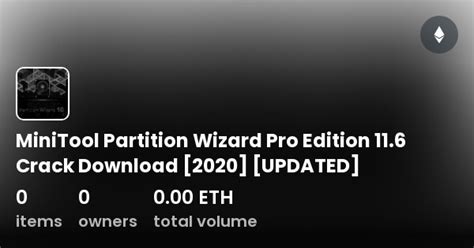 Minitool Partition Wizard Pro Edition 116 Crack Download 2020