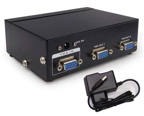 VGA сплиттер-делитель 1-2 Splitter 350 Hz - купить с доставкой по ...