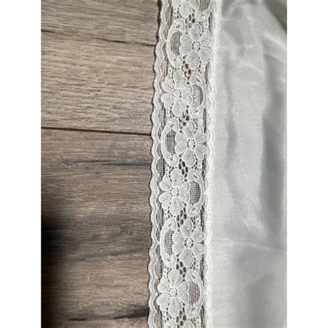 Vanity Fair Ivory Lace Trim Full Slip Size S Nylon Lingerie USA Etsy