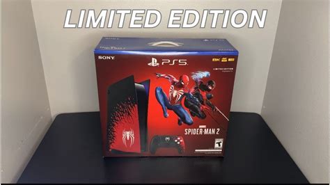 Spider-Man 2 PS5 Limited Edition Console Unboxing (First Impressions ...